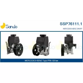 Pompe hydraulique, direction SANDO SSP76111.1