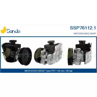 Pompe hydraulique, direction SANDO SSP76112.1
