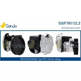 Pompe hydraulique, direction SANDO SSP76112.2