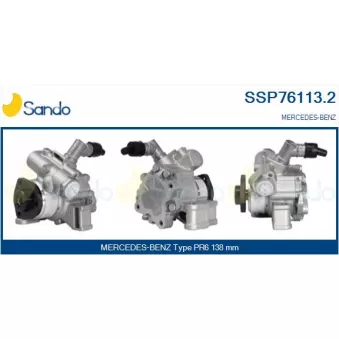 Pompe hydraulique, direction SANDO SSP76113.2