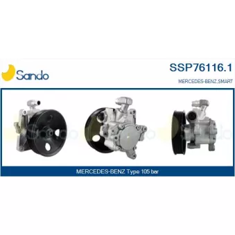 Pompe hydraulique, direction SANDO SSP76116.1