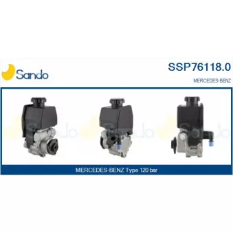 Pompe hydraulique, direction SANDO SSP76118.0