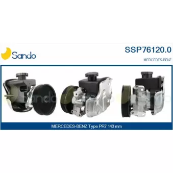 Pompe hydraulique, direction SANDO SSP76120.0
