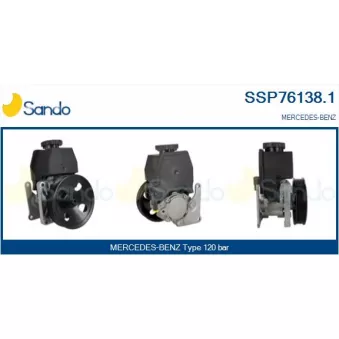 Pompe hydraulique, direction SANDO SSP76138.1