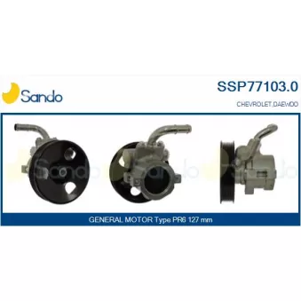 Pompe hydraulique, direction SANDO SSP77103.0