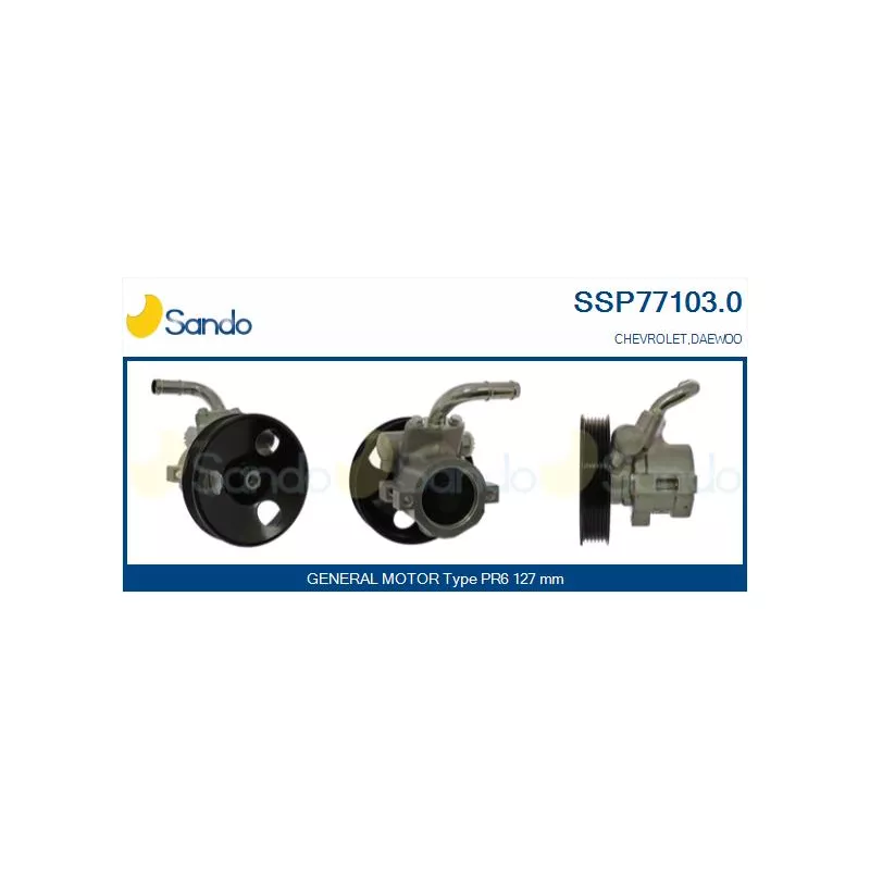 Pompe hydraulique, direction SANDO SSP77103.0