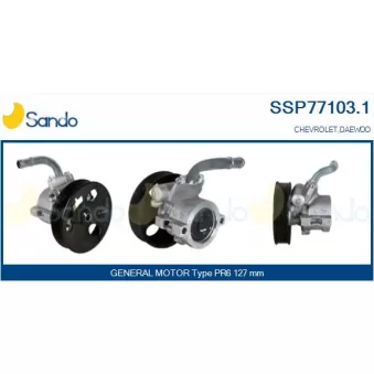 Pompe hydraulique, direction SANDO SSP77103.1