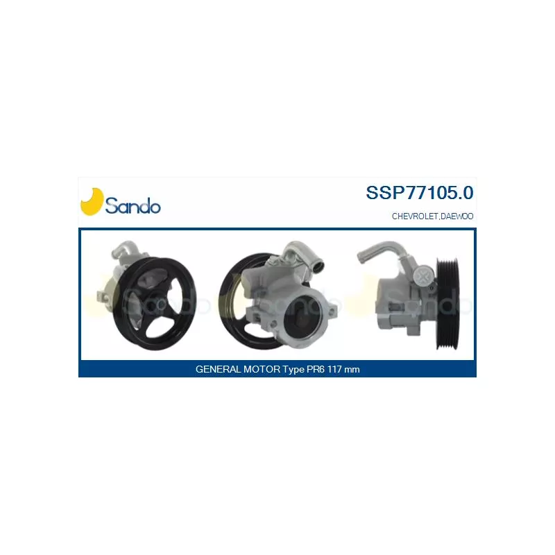 Pompe hydraulique, direction SANDO SSP77105.0