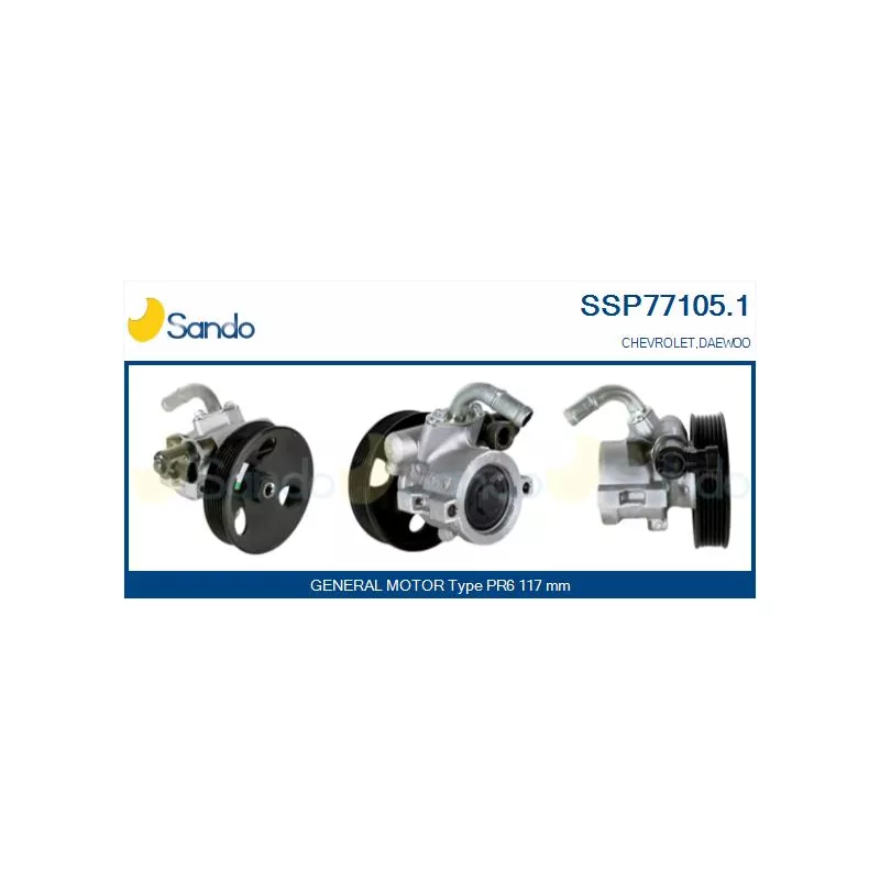 Pompe hydraulique, direction SANDO SSP77105.1