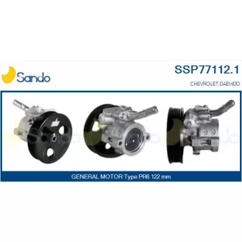Pompe hydraulique, direction SANDO SSP77112.1