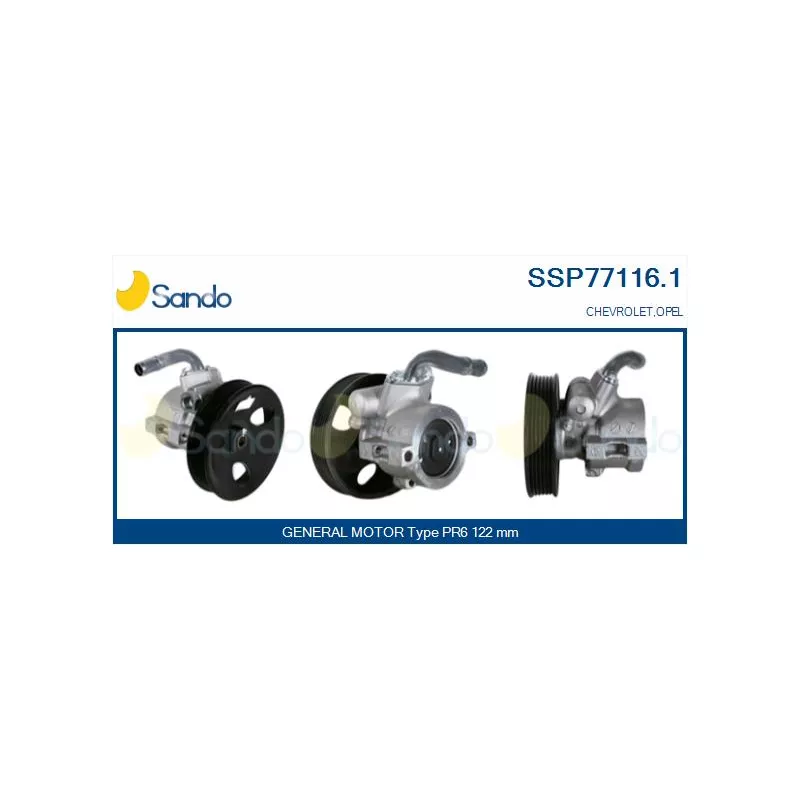 Pompe hydraulique, direction SANDO SSP77116.1