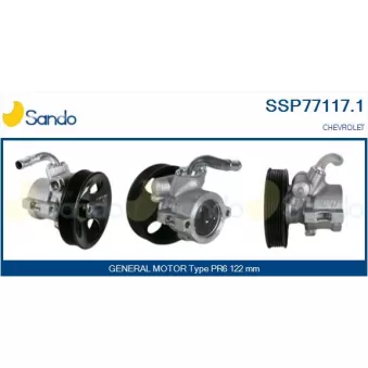 Pompe hydraulique, direction SANDO SSP77117.1