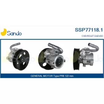 Pompe hydraulique, direction SANDO SSP77118.1