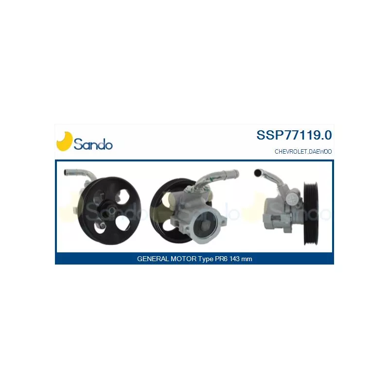 Pompe hydraulique, direction SANDO SSP77119.0