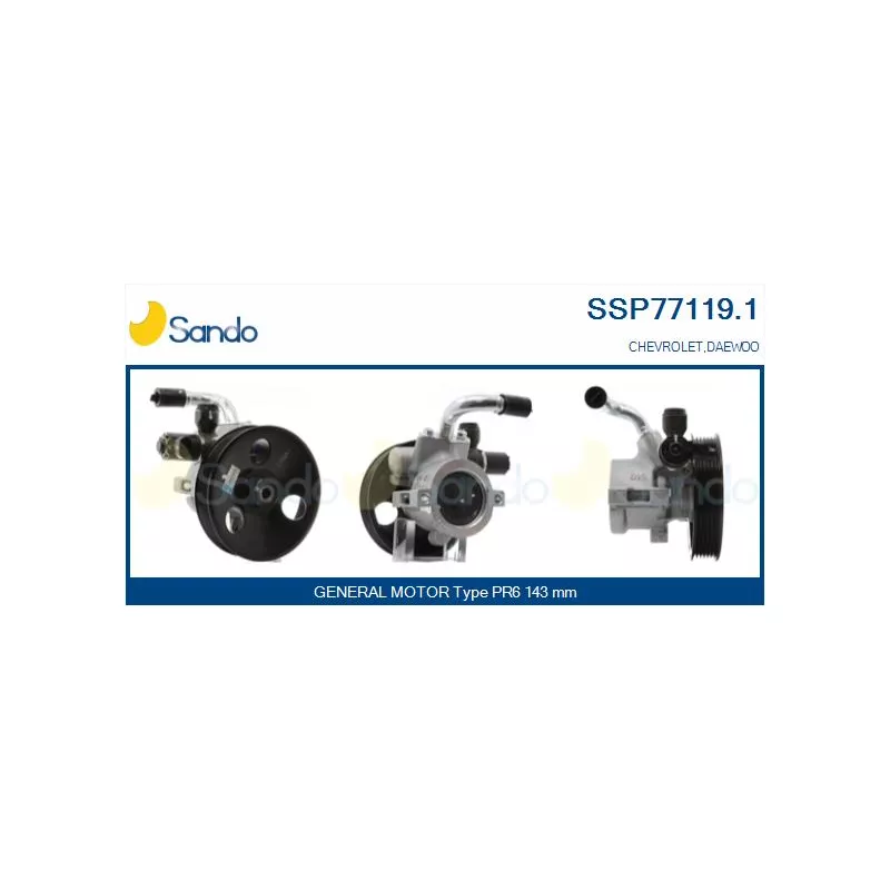 Pompe hydraulique, direction SANDO SSP77119.1