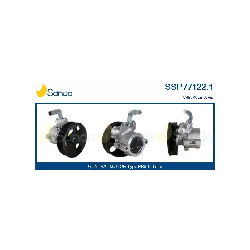 Pompe hydraulique, direction SANDO SSP77122.1