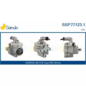 Pompe hydraulique, direction SANDO SSP77123.1