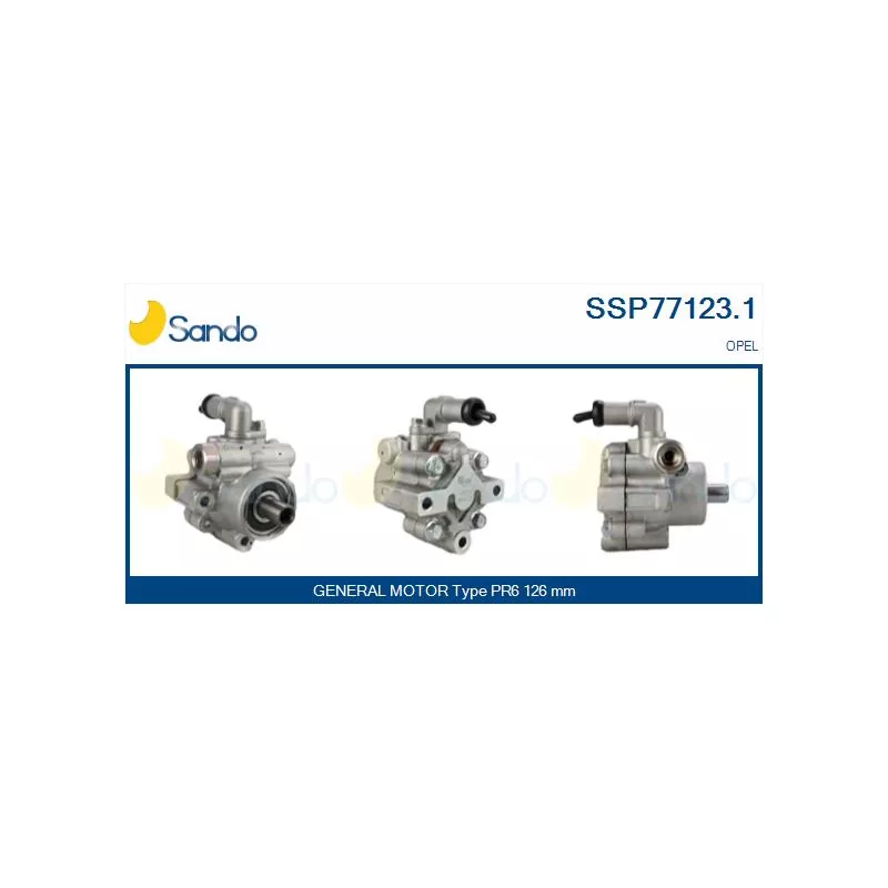 Pompe hydraulique, direction SANDO SSP77123.1