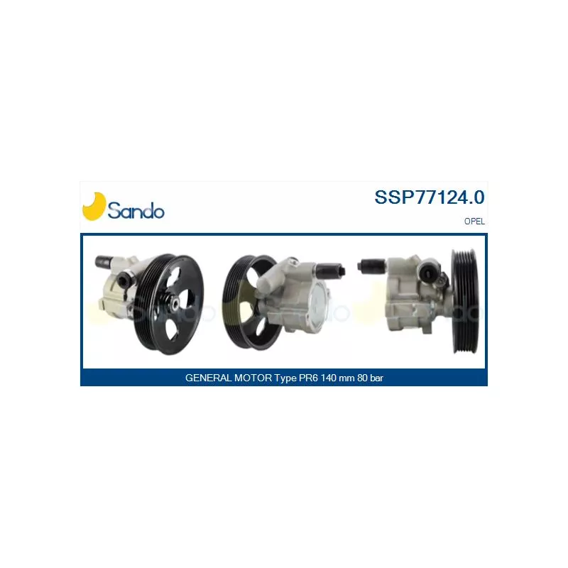 Pompe hydraulique, direction SANDO SSP77124.0