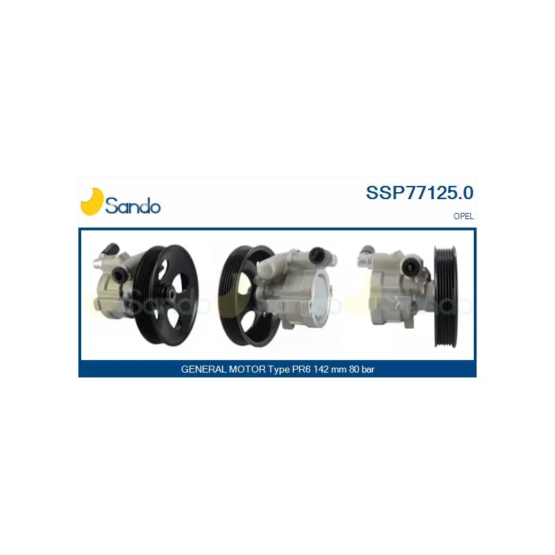 Pompe hydraulique, direction SANDO SSP77125.0