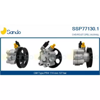 Pompe hydraulique, direction SANDO SSP77130.1