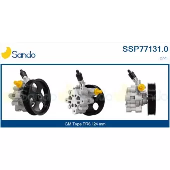 Pompe hydraulique, direction SANDO SSP77131.0