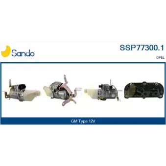 Pompe hydraulique, direction SANDO SSP77300.1