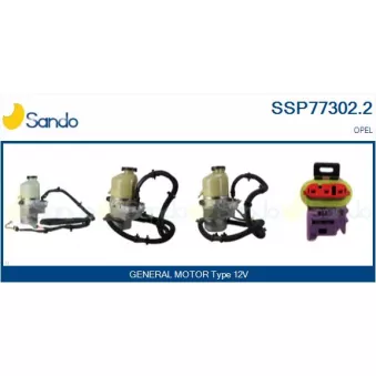 Pompe hydraulique, direction SANDO SSP77302.2