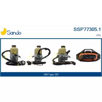 Pompe hydraulique, direction SANDO SSP77305.1