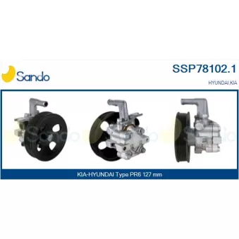 Pompe hydraulique, direction SANDO SSP78102.1