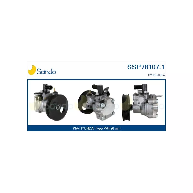 Pompe hydraulique, direction SANDO SSP78107.1