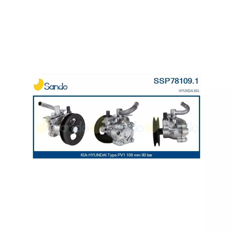Pompe hydraulique, direction SANDO SSP78109.1