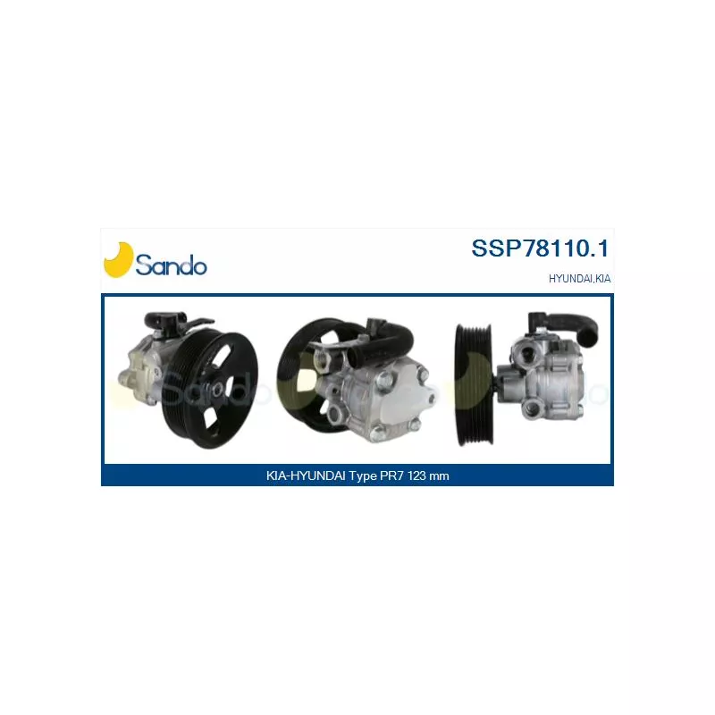 Pompe hydraulique, direction SANDO SSP78110.1