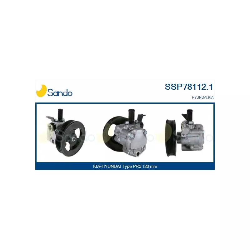 Pompe hydraulique, direction SANDO SSP78112.1