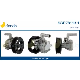 Pompe hydraulique, direction SANDO SSP78113.1