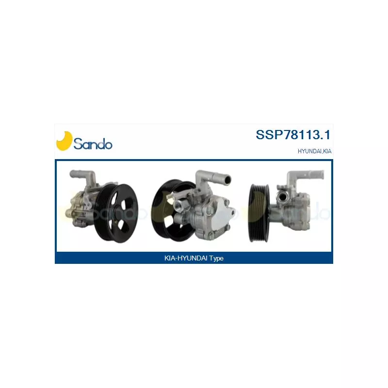 Pompe hydraulique, direction SANDO SSP78113.1