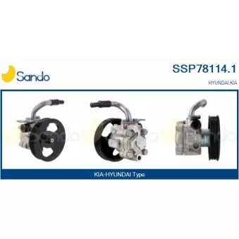 Pompe hydraulique, direction SANDO SSP78114.1
