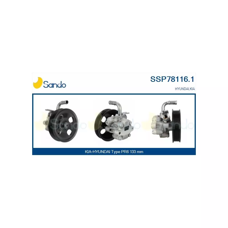 Pompe hydraulique, direction SANDO SSP78116.1