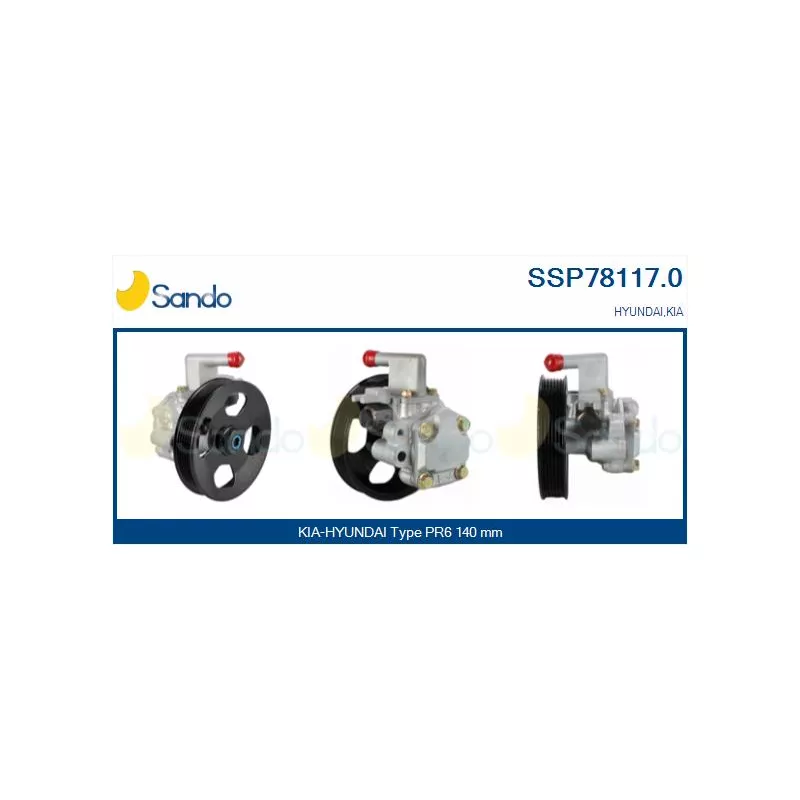 Pompe hydraulique, direction SANDO SSP78117.0