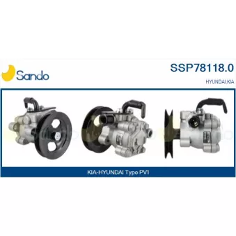 Pompe hydraulique, direction SANDO SSP78118.0
