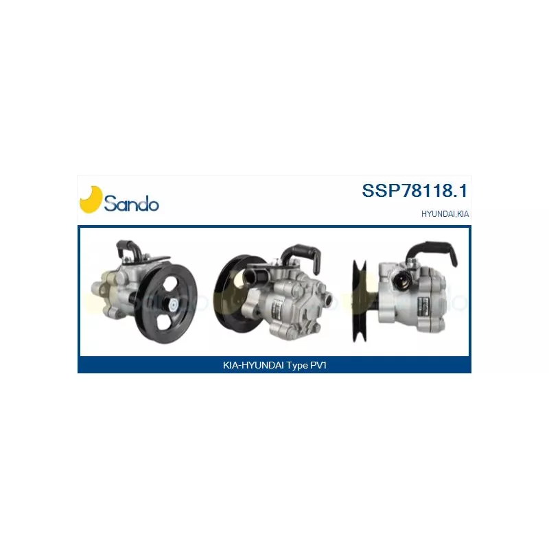 Pompe hydraulique, direction SANDO SSP78118.1