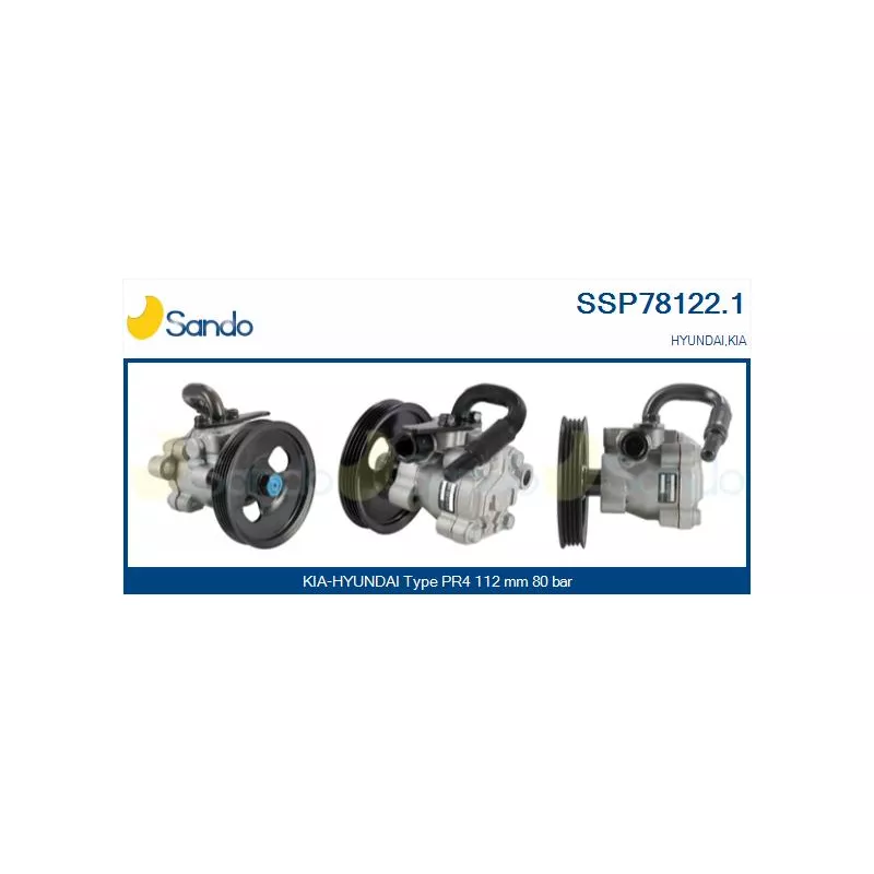 Pompe hydraulique, direction SANDO SSP78122.1