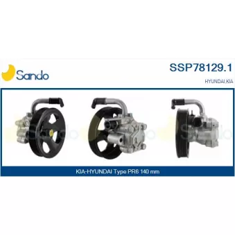 Pompe hydraulique, direction SANDO SSP78129.1