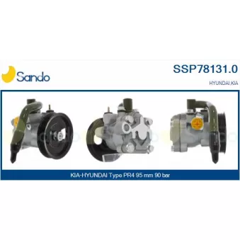 Pompe hydraulique, direction SANDO SSP78131.0
