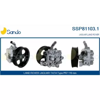 Pompe hydraulique, direction SANDO SSP81103.1