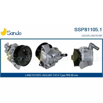Pompe hydraulique, direction SANDO SSP81105.1