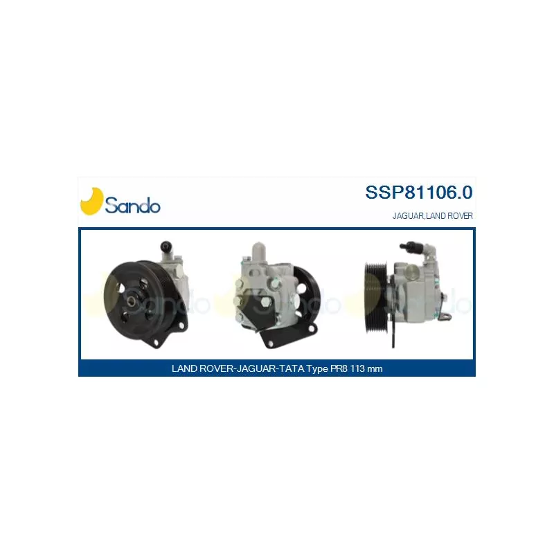 Pompe hydraulique, direction SANDO SSP81106.0