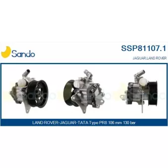 Pompe hydraulique, direction SANDO SSP81107.1