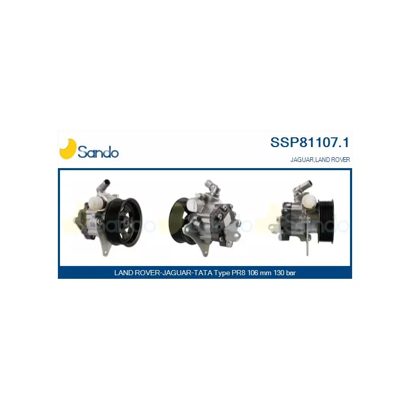 Pompe hydraulique, direction SANDO SSP81107.1
