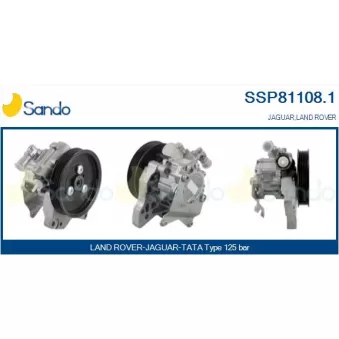 Pompe hydraulique, direction SANDO SSP81108.1